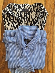 Banana Republic & The Limited Long Sleeve Shirt Dress Sz Xsmall