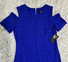 Rn Studio By Ronni Nicole Dress Size 6 Blue