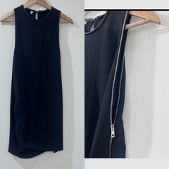 IRO Iseline sleeveless side zipper dress black size 1 small