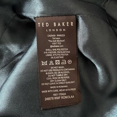 Ted Baker Romolaa Peplum Dress Short Sleeve Dark Green Size 0