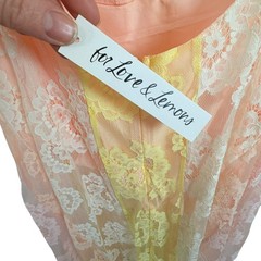 For Love & Lemons x Revolve Blossom Lace Bustier Maxi Dress Multi Size M NWT