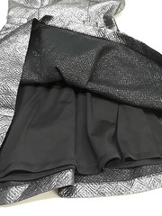 GUESS Gold Silver Metallic Strapless Cocktail Party Dress Sz 2 Stretch Pleated