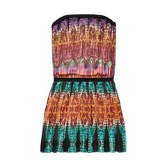 BCBGMAXAZRIA Mini Dress Size XS Taja Strapless Pleated BCBG