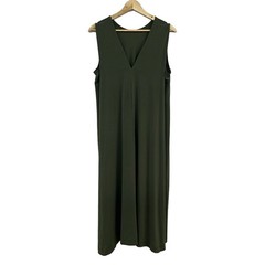 Issey Miyake dress size 2 M women s excellent condition dark green crew neck sle