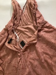 Lulus Dress New W/Tags Size M Jrs Dusty Rose Mini Sundress Hand Wash Only Pretty