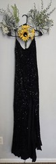 Lavetir Prom Dress Black Sequin Size 16