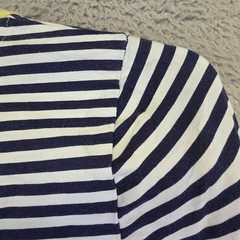 Ella Moss Dress Juniors S T-Shirt Blue Kidcore Striped Drop Waist Sailorcore