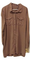 Silver Jeans Co. Oversized Ladies Utility Shirt Dress XL