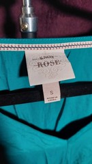 Knox Rose Teal Solid Scoop Neck Ruffle Short Sleeve Midi Dress Women’s Size S