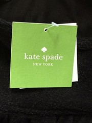 NWT Kate Spade New York Backless Terry Dress Black Short Length Pool/ Beach M,8