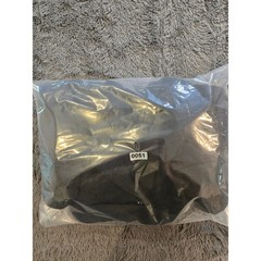 Jantzen Classics Womens Black Textured Gauze Button Front Drawstring cover up L