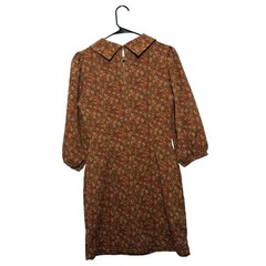 CodexMode Prairie Cottagecore Ditsy Floral Mini Dress Retro Puff Sleeve SZ Small