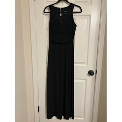 Enfocus Studio Black Sleeveless Maxi Dress