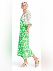 Rixo x Target green floral Grunge Daisy Dress size 4