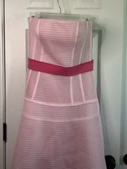 Carolina Herrera Runway Spring 2016 $2300 Size 8 Pink Corset Dress New With Tags