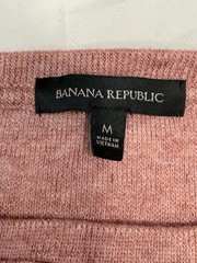 Banana Republic Coral Salmon Pink Sweater Dress Size M