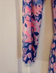 Lilly Pulitzer Marlowe Iris Blue Werk It Engineered Pima Cotton Shirt Dress XS