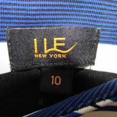 I LE New York Women&rsquo;s Royal Blue White and Black Dress size 10