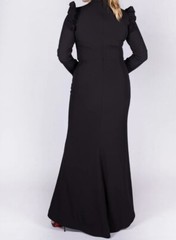 Camilyn Beth “The Camilla” Deep Lavendar Trumpet Ruffle Gown Size 10 NWT $307.00