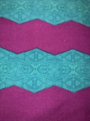 Lularoe Carly Dress Front Pocket Green Purple Stripe Wavy Medium 10/12 8 ❤️ New