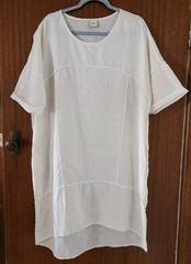 HUSK womens linen dress size M-L