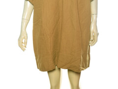 Sundry Embroidered Gauze Dress In Dijon L 3 Women Casual Raglan Sleeve NEW 42278
