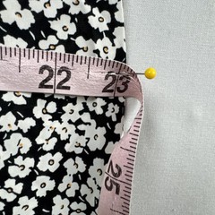 Things Between Black White Floral Button Up Tie-Back Dress Sz XXXL Maxi Cottage