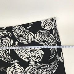 Cato Feather Print Maxi Dress Size Small Scoop Neck Braided Straps Stretch Knit