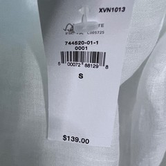 NWT Banana Republic Halter Mini Dress S White Backless A-Line Boho Beach Belted