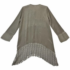 Johnny Was 4 Love and Liberty Dress Womens Small Silk Asymmetrical Sheer Tunic