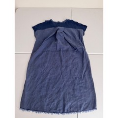 Wearables Linen V-Neck High Low Shift Dress with Pockets boho casual n3