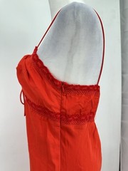 Princess Polly Emily Maxi Dress Red US 8 Lace Trim Slip Dress Coquette Romantic
