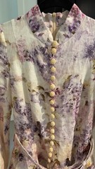 Zimmermann Style Lyrical Buttoned Mini Dress