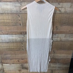 Zara BW Collection Dress Woman’s Medium Crinkle Evening Wear 921