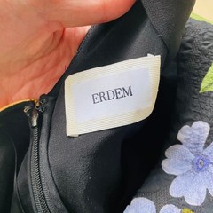 ERDEM Womens Floral Print One Piece Dress Size S