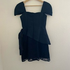 Elegant One-Shoulder Black Dress