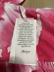 Grace Karin Women’s Size Medium Criss-Cross Halterneck Floral A-Line Maxi Dress