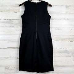 Willi Smith Black & White Colorblock Sleeveless Sheath Pencil Dress Career Sz 8