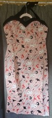 Banned Pink Viva Las Vegas Halter Neck Pencil Dress. Size M/12. No Belt. BNWT