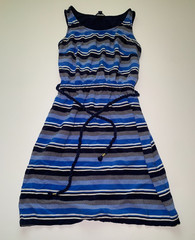 Tommy Hilfiger Dress S Blue White Striped Nautical Sailorcore Sundress