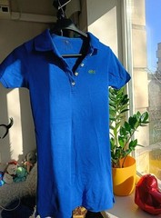 women lacoste dress navy S
