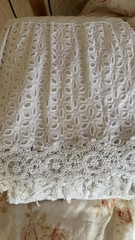 Cynthia Steffe White Eyelet Lace Square Neck Midi Dress 2