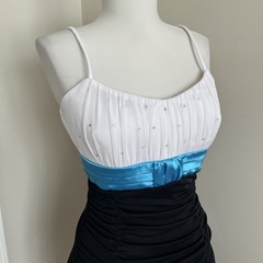 Deb Y2K Babydoll Ruffle Mini Dress S Fairy Grunge Whimsigoth Coquette Hoco