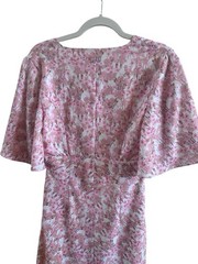 NWT Keepsake The Label Blaze Extra Small Pink Midi Dress Rose Blossom Romantic