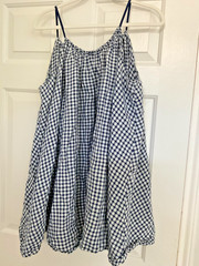 J.Crew « Tie-Front Dress in Drapey Gingham »