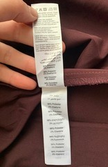 NEW LOOK Satin Burgundy Short Pencil Dress. Deep Plunging V neck. SIZE 12 BNWOT