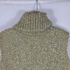 Akira Felt a Spark Knit Glitter Mini Dress Women&rsquo;s Size Small Ribbed Turtleneck