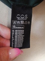 Women COS Dress Green 42 / XL / 50