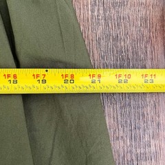 Gap Button Front Dress Cotton Poplin Bubble Sleeve Cinch Waist Size Medium Green