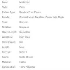 MULTICOLOR RANDOM PRINT SPECIAL EVENT MAXI DRESS